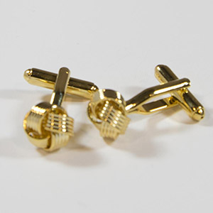 Gemelli Cufflinks Nodino Oro 100% Ottone